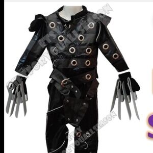 Edward Scissorhands costume  youth size 10-16 handmade